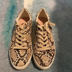 Topshop snakeskin sneakers